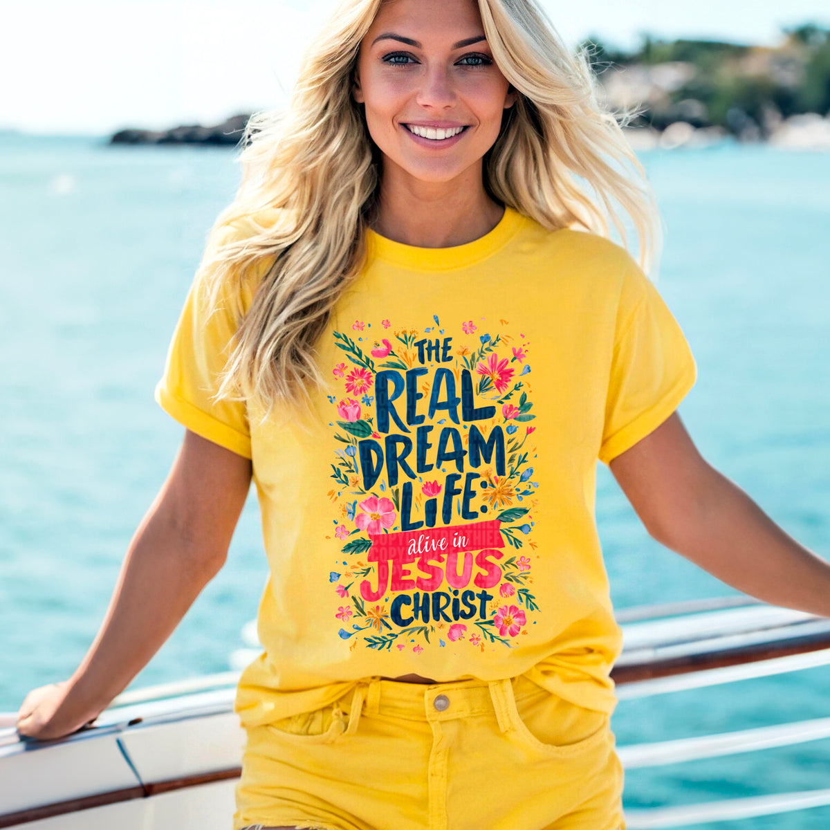 The real dream life alive in Jesus Christ 95339 DTF transfer
