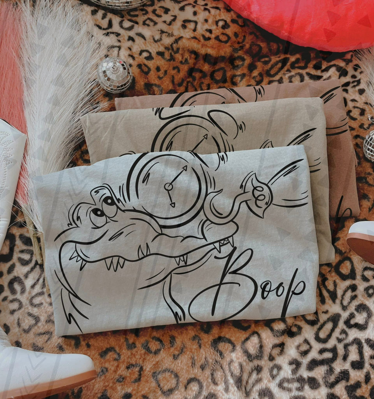 Boop crocodile TGG DTF transfer