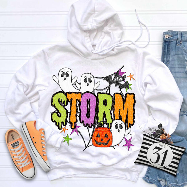 Storm Halloween (City) DTF transfer