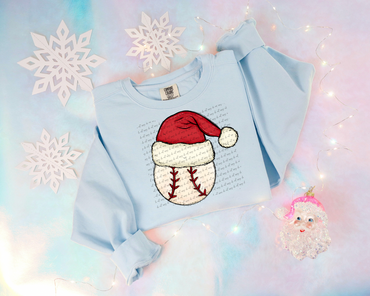 Baseball Santa 30386  DTF transfers