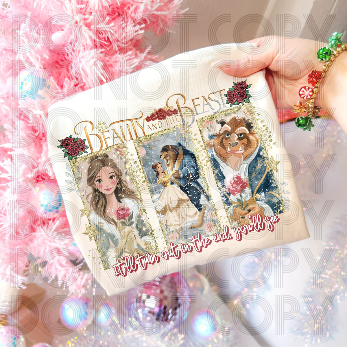 Beast blocks sunday special DTF transfer