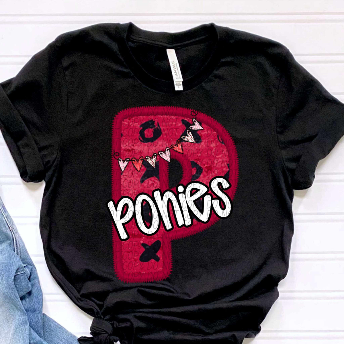 P ponies valentine (CITY) 77992 DTF transfer