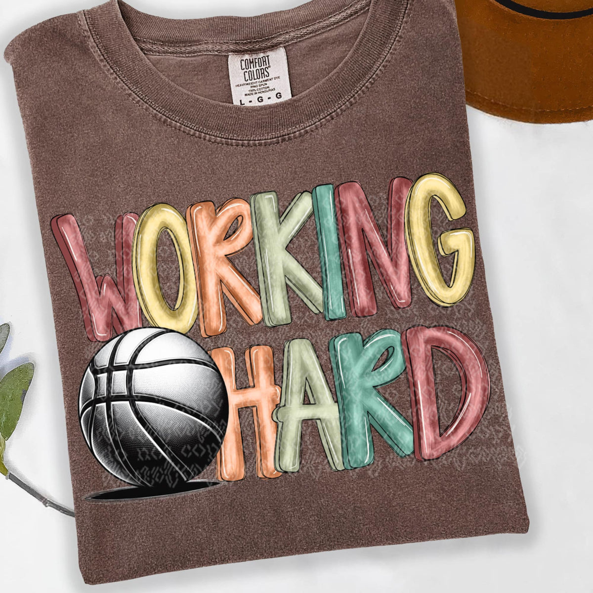 Working hard basketball (TTD) 91533 DTF transfer