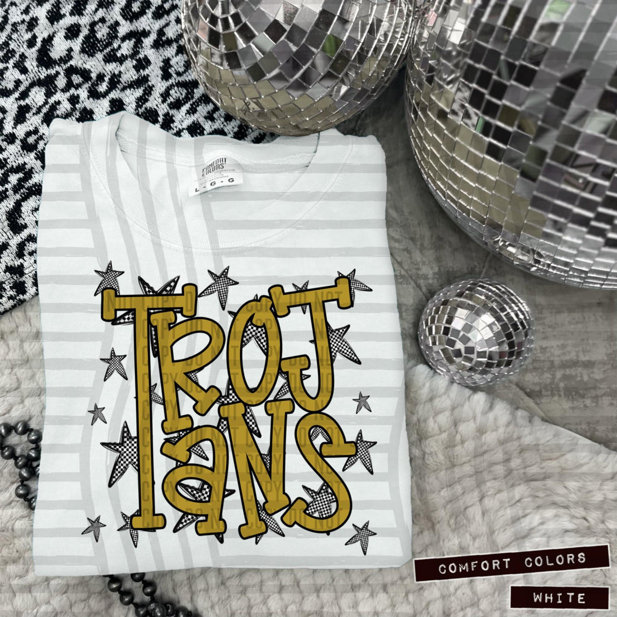 Gold Staggered Mascots (Caplinger)