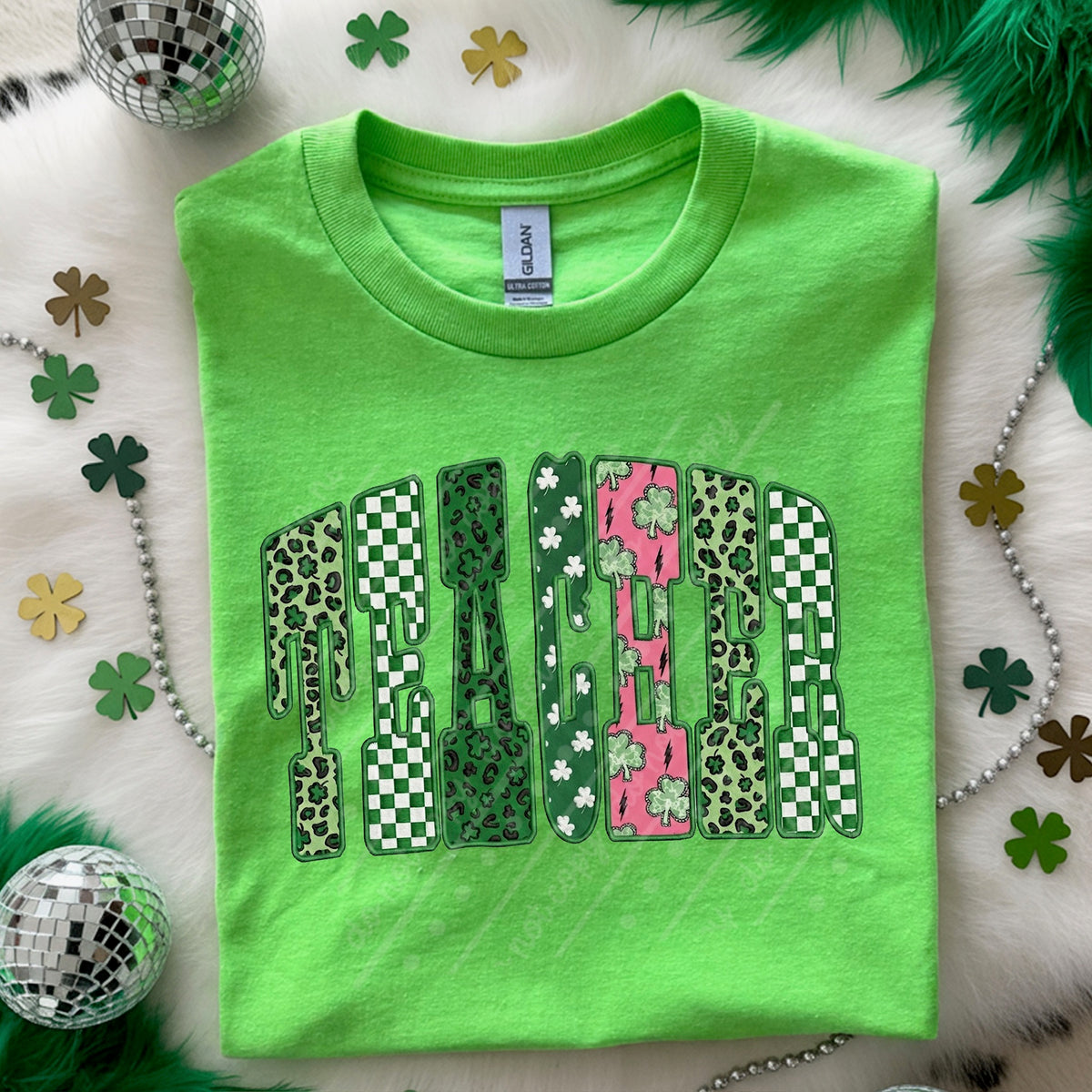 Teacher St Patrick’s day DTF Transfer