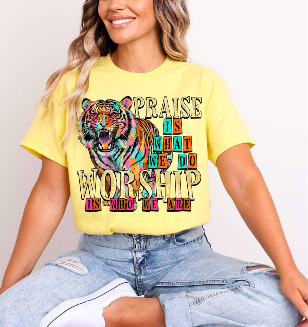 Praise is what we do 99407 DTF transfer