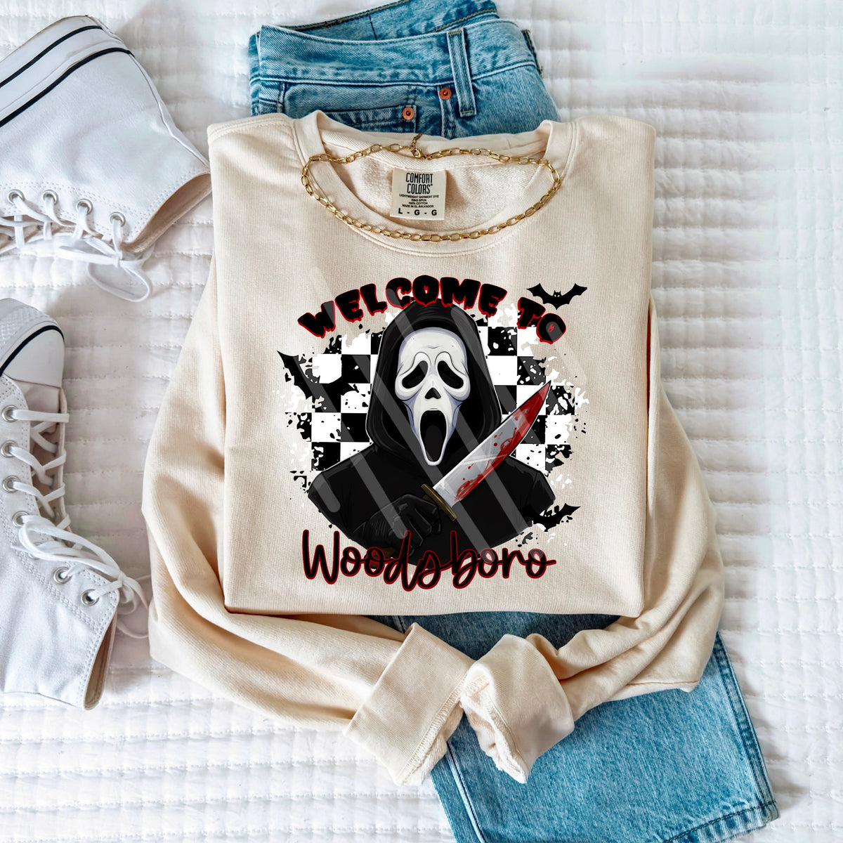 Welcome To woodsboro (WNDD) 114250 DTF transfer