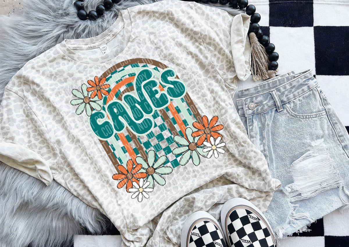 Floral Arch Mascot Canes 49231 DTF TRANSFER