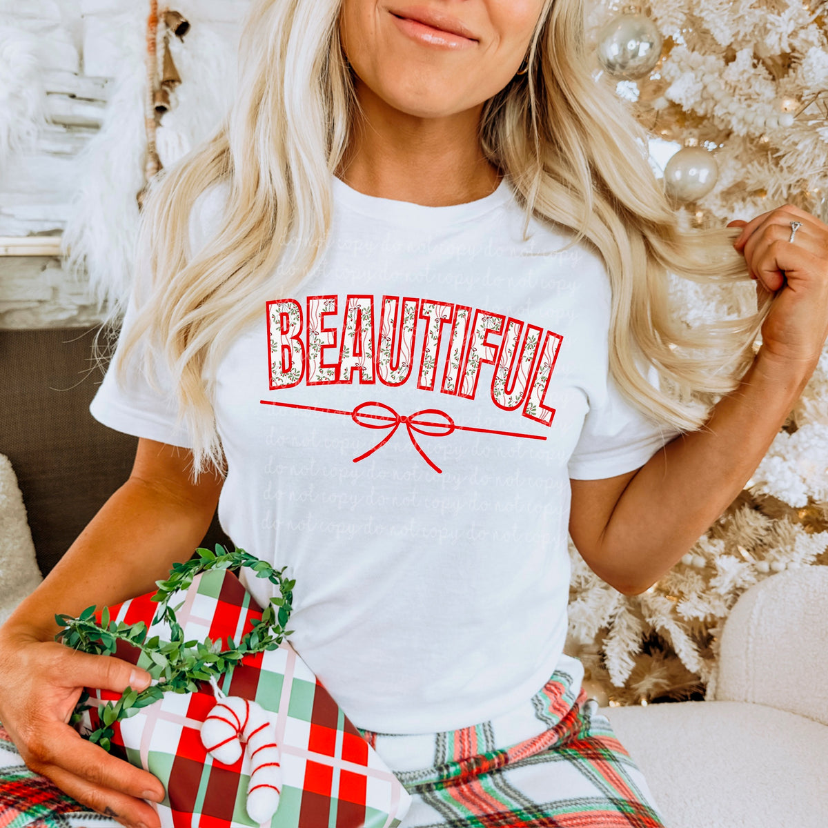 Beautiful Red Bow (MZ) DTF Transfer