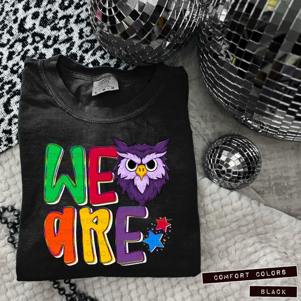 We are owls purple (Caplinger) 100874 DTF transfer