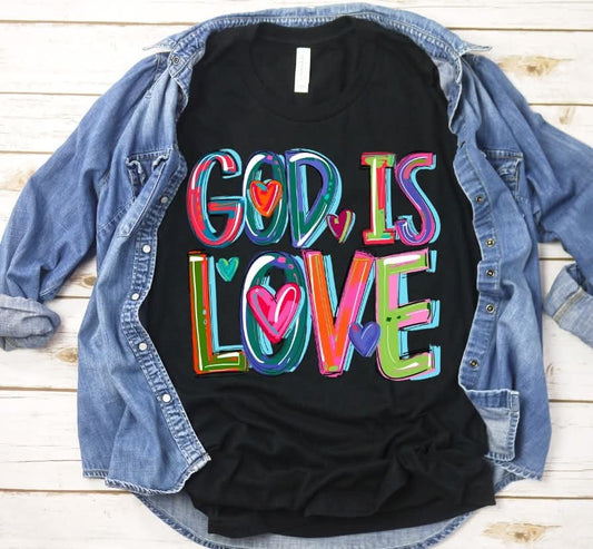 God is love (S&G) 77316 DTF transfer