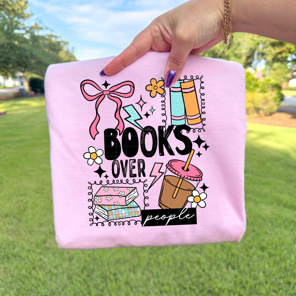 Books Over People (CSC) DTF Transfer
