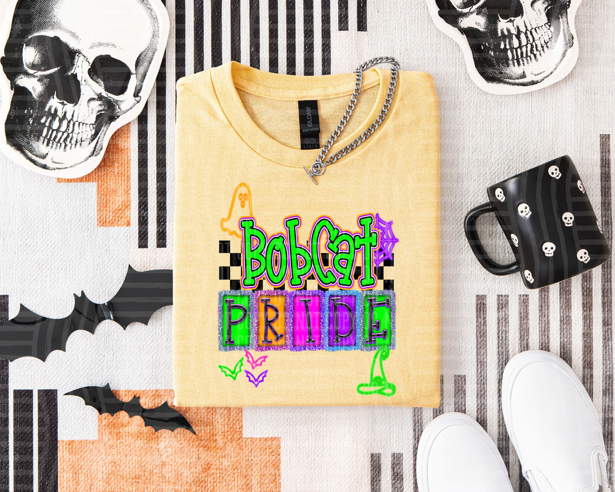 Bobcat Pride - Spooky Vibes 108616 DTF transfer