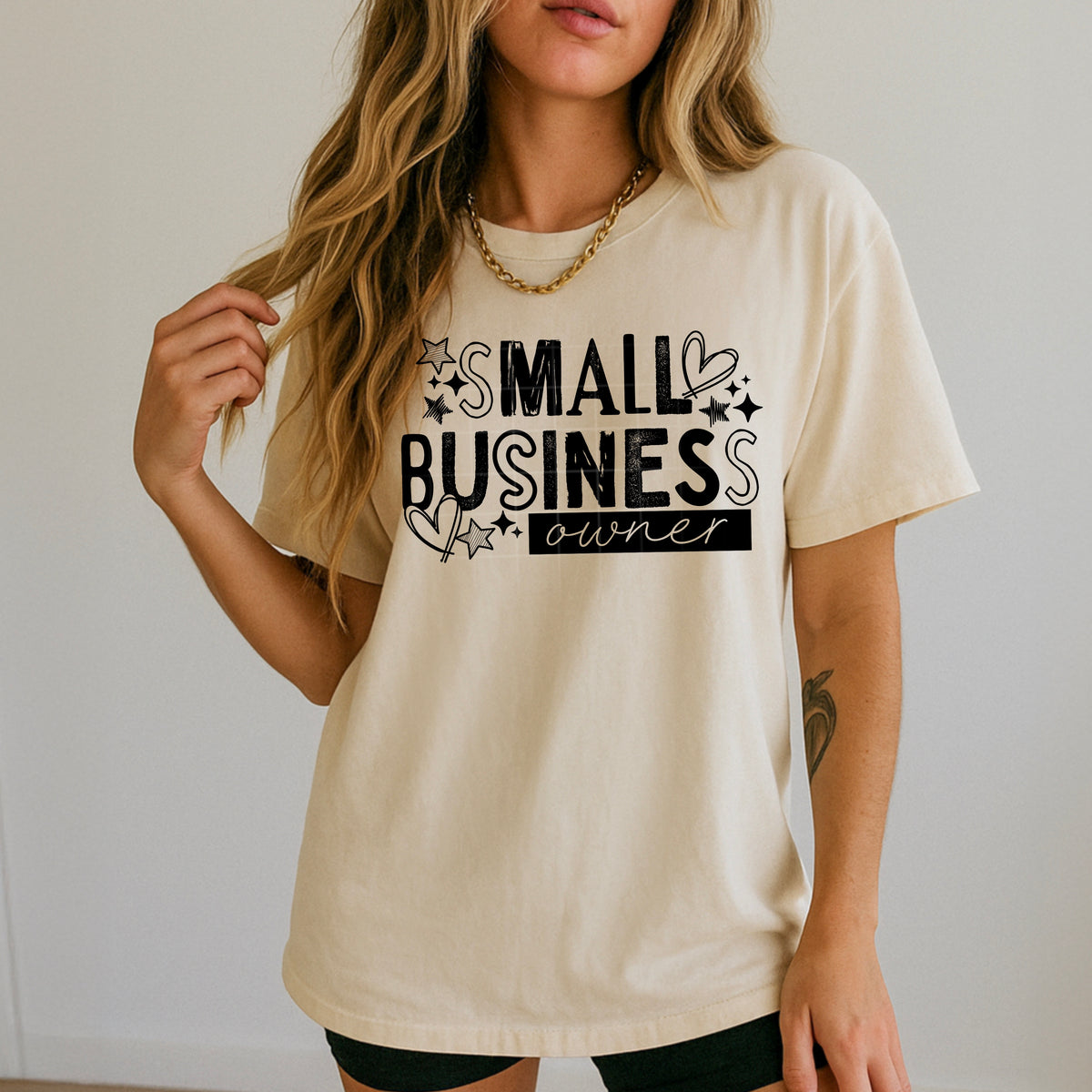Small Business owner BLACK (CSC) DTF Transfer