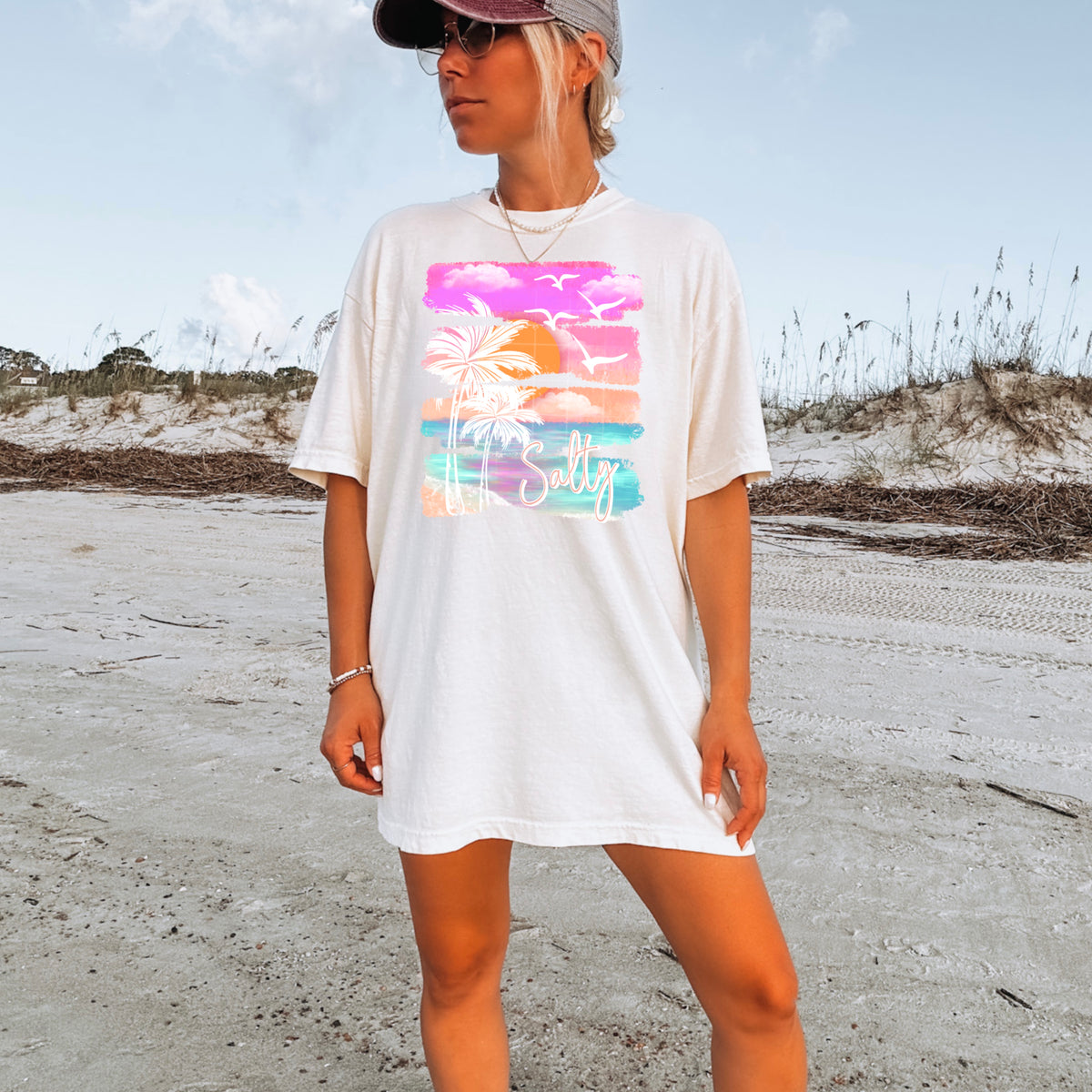 Salty colorful sunset (csc) DTF Transfer