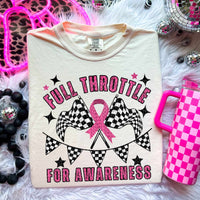 Full throttle for awareness pink 58188 DTF transfer