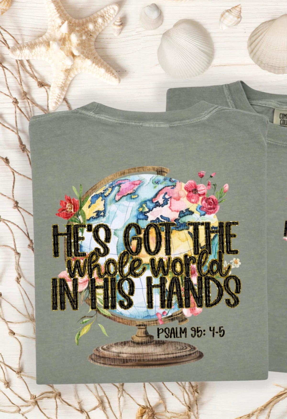 He’s got the whole world in his hands (SDD) 96732 DTF transfer