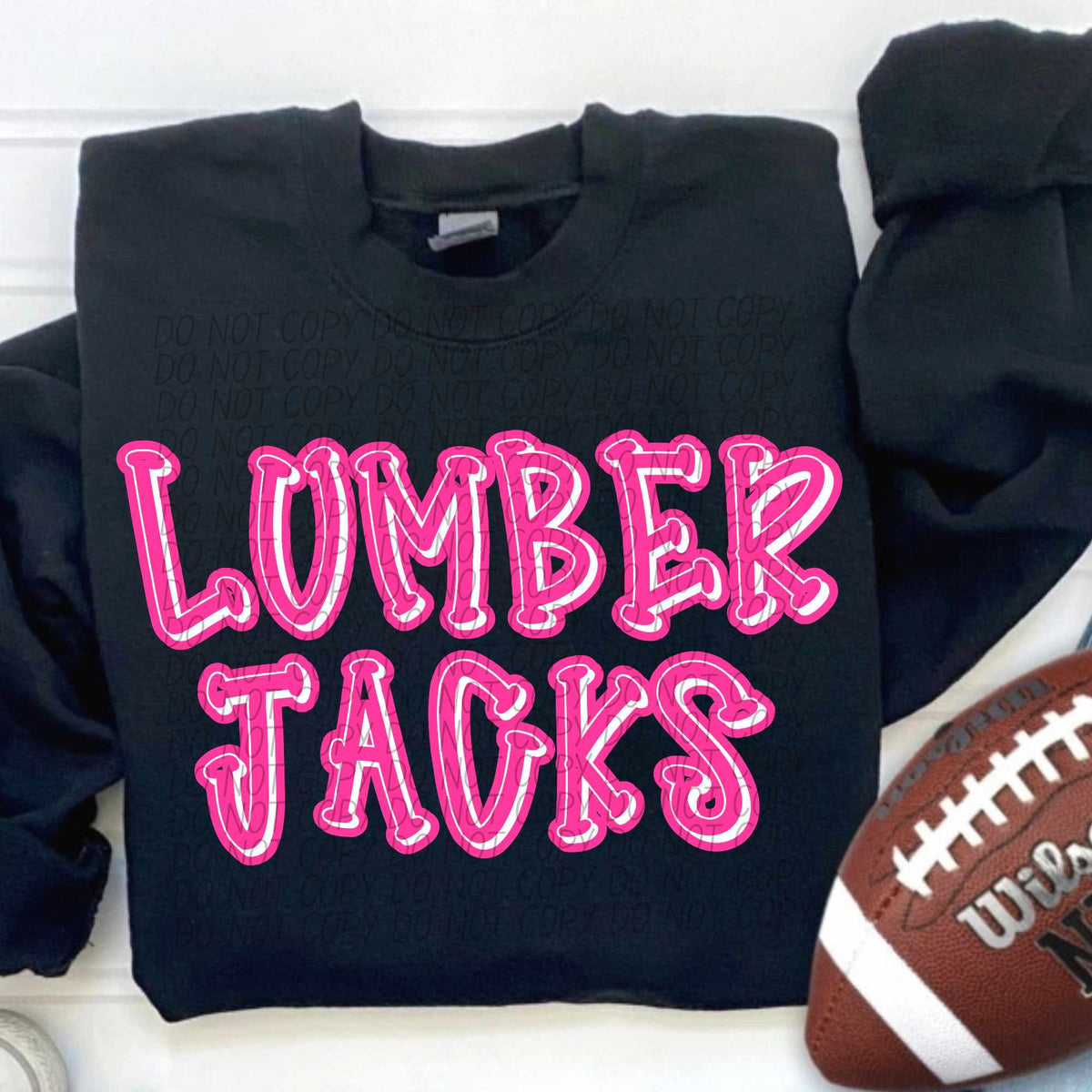 Lumberjacks hot pink 55362 DTF transfer