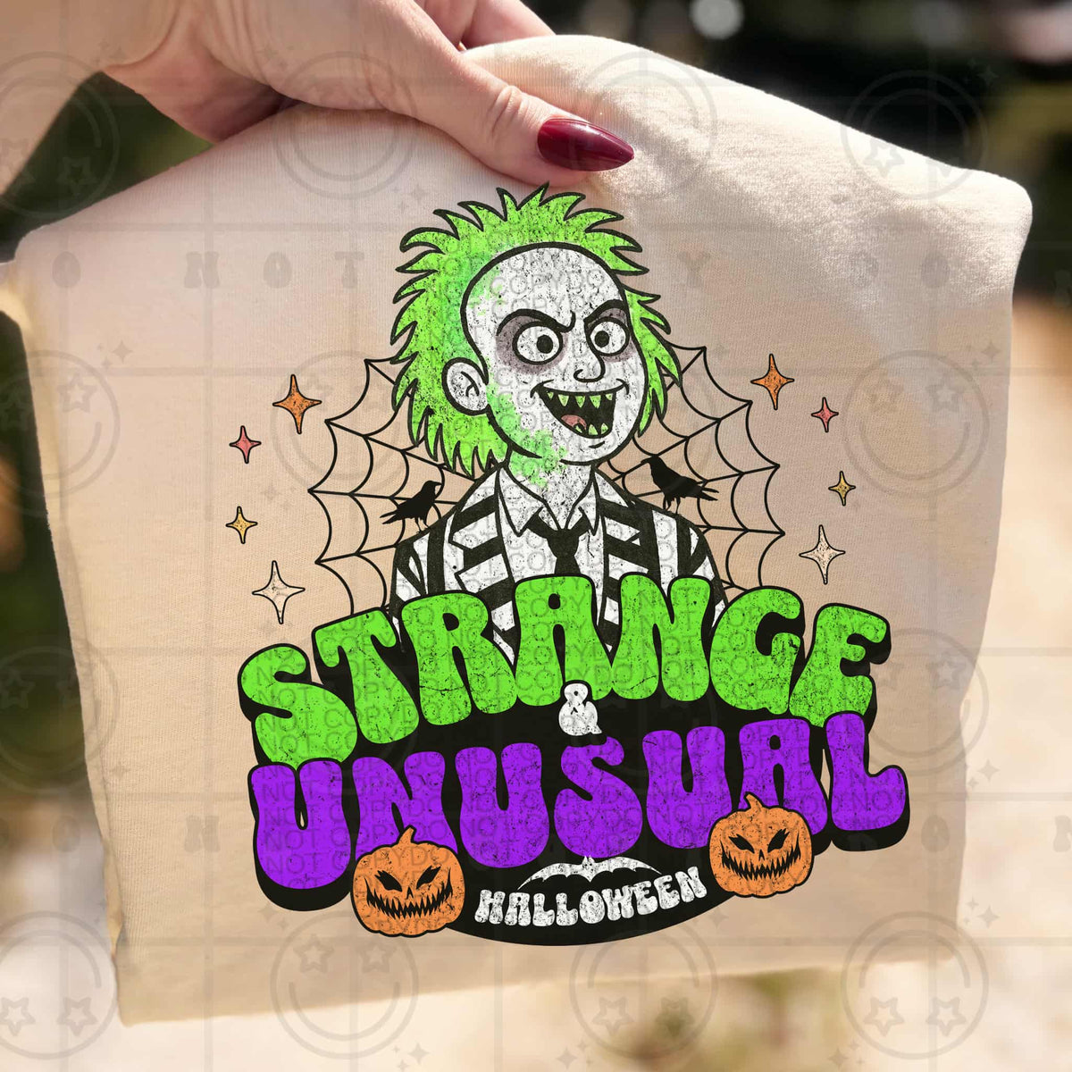 Strange and Unusual Halloween (HW) DTF transfer