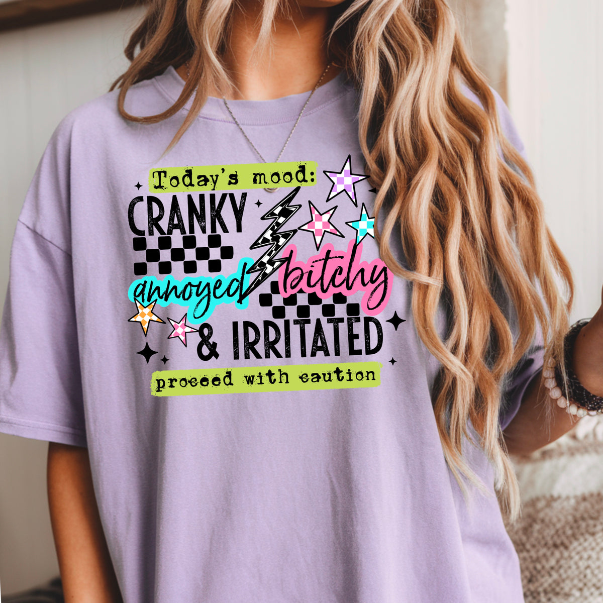 Today’s mood: cranky black (CSC) DTF Transfer