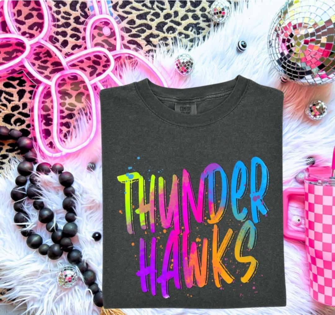 Thunderhawks Neon Splatter (S&G) 100029 DTF transfer