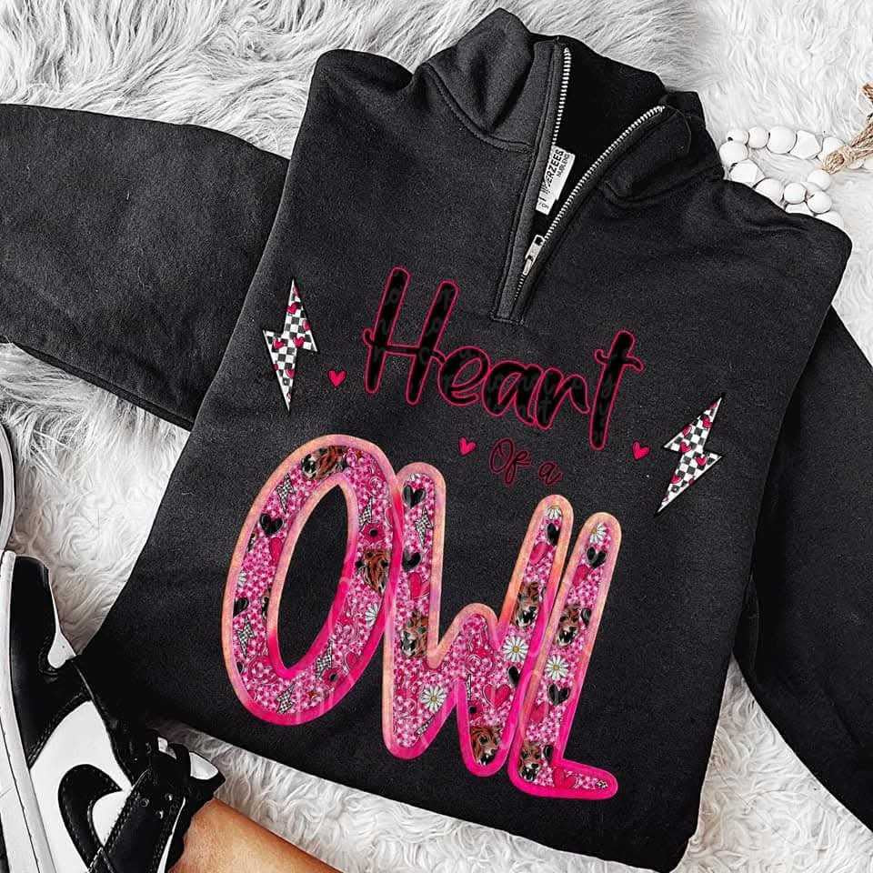 Heart of a owl (VIRGO) 82265 DTF transfer