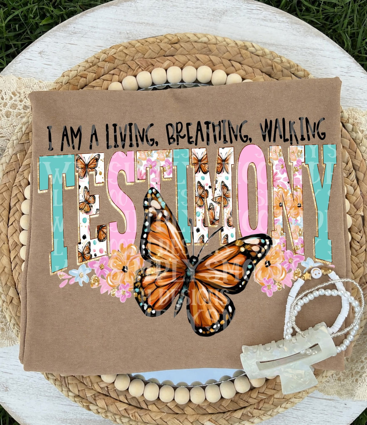 I am a living breathing walking testimony  Sunday Special DTF transfer