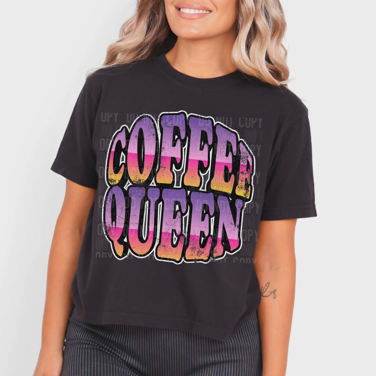 Coffee queen ombré (Sbb) DTF Transfer