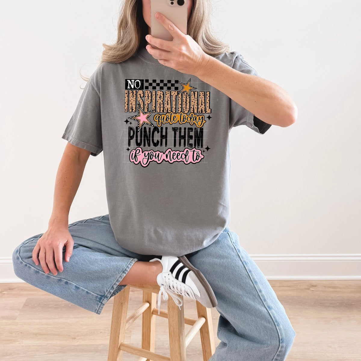 Punch them if you need too (black) (CSC) DTF TRANSFER