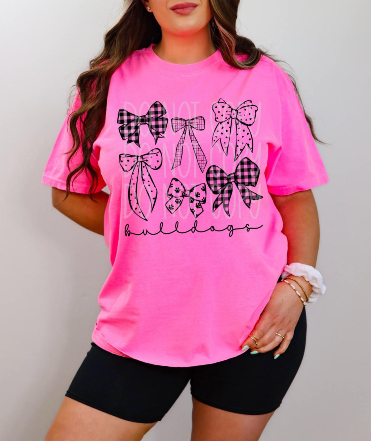 Bulldogs bows (PH) 103117 DTF transfer