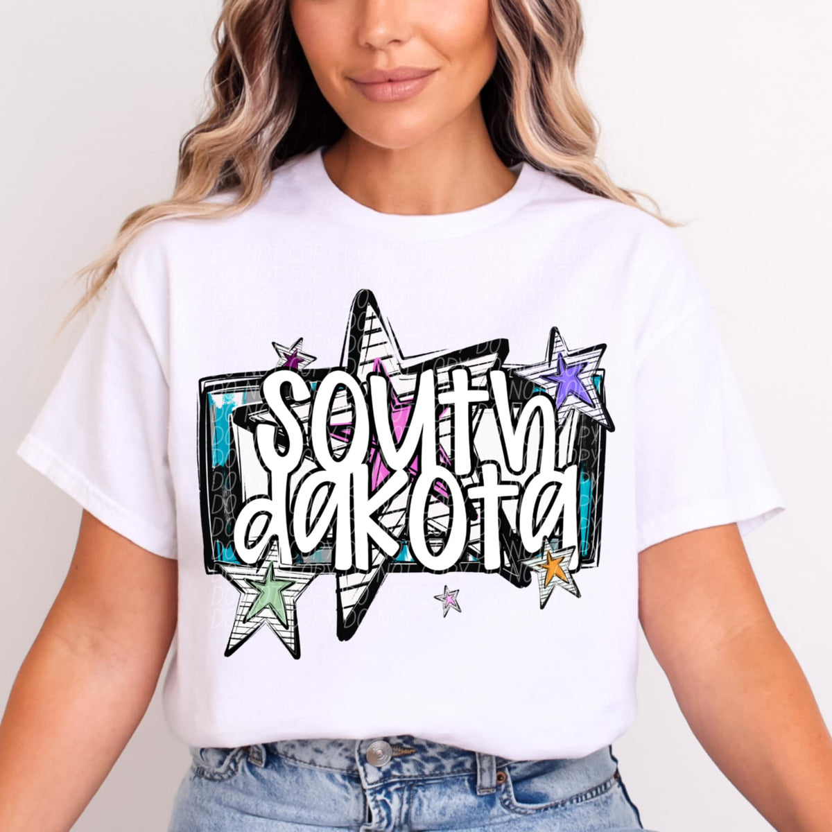 South Dakota stars (CITY) 85372 DTF transfer