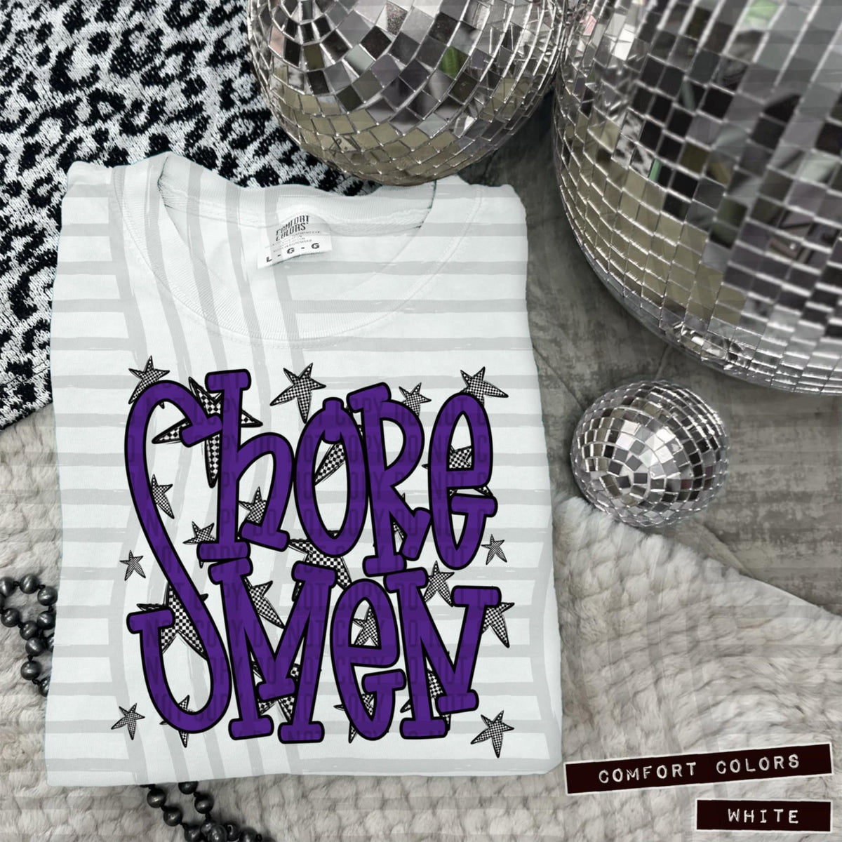 Purple Staggered Mascots (Caplinger)