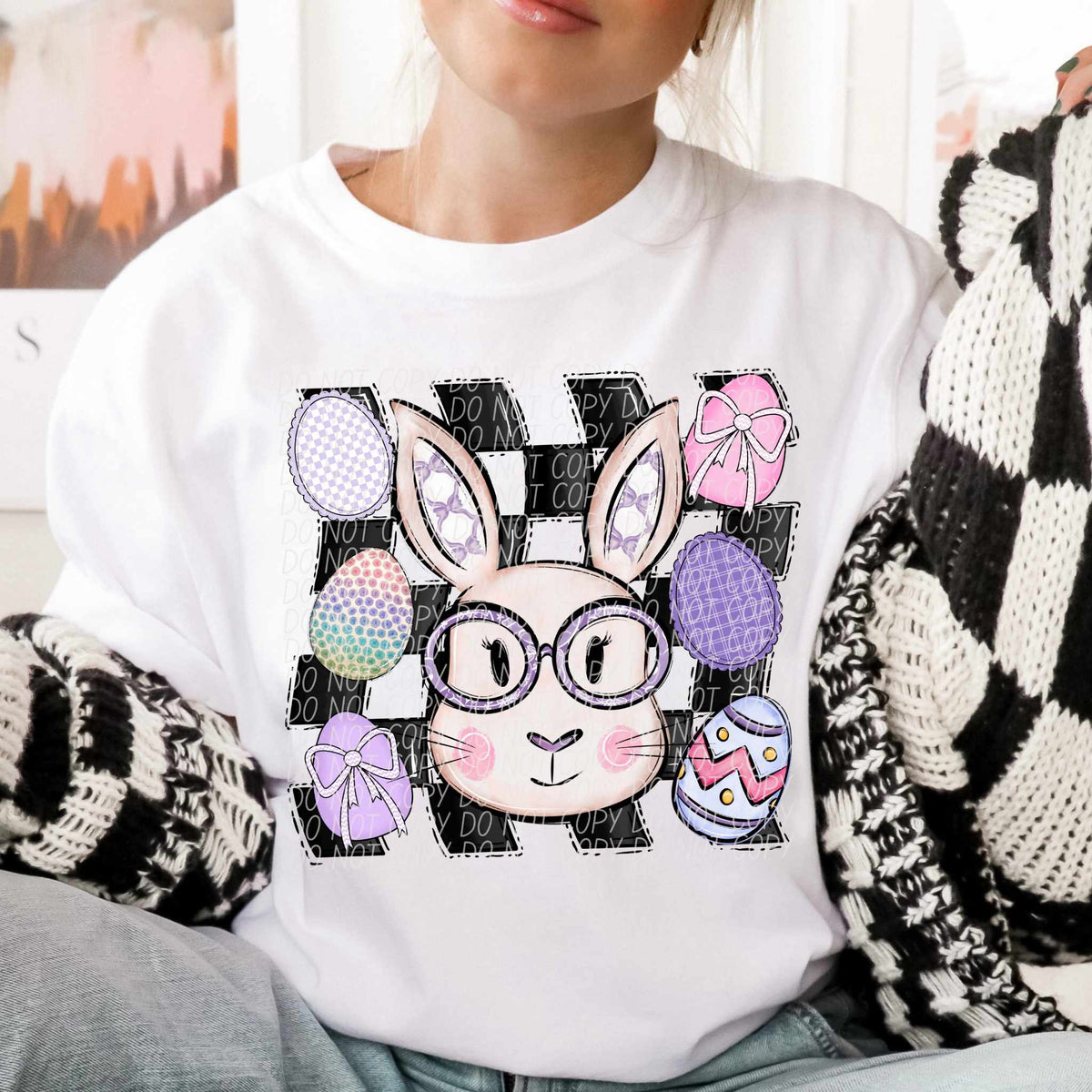 Girl bunny items (CITY) 85024 DTF transfer