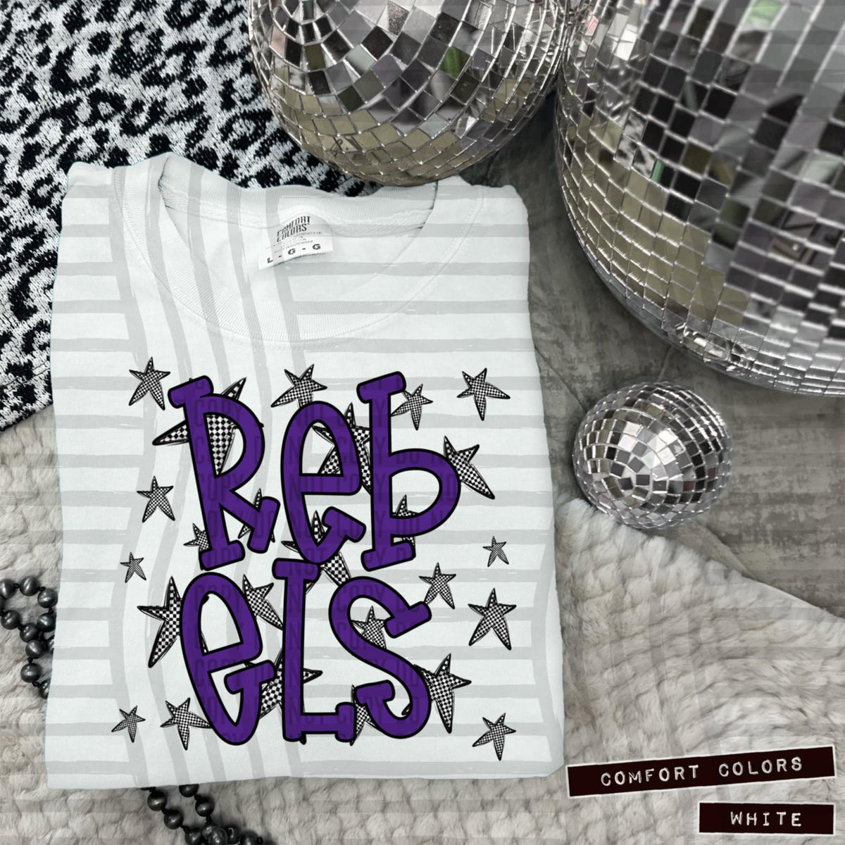 Purple Staggered Mascots (Caplinger)