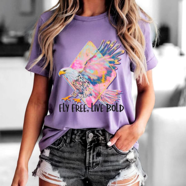 Fly free live bold (SDD) 96101 DTF transfer