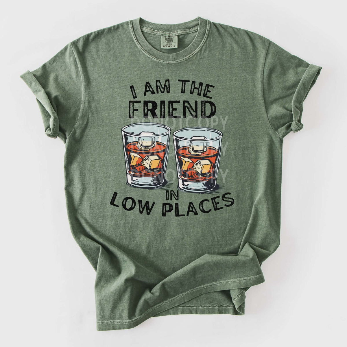 I am the friend in low places whiskey (CSG) DTF Transfer