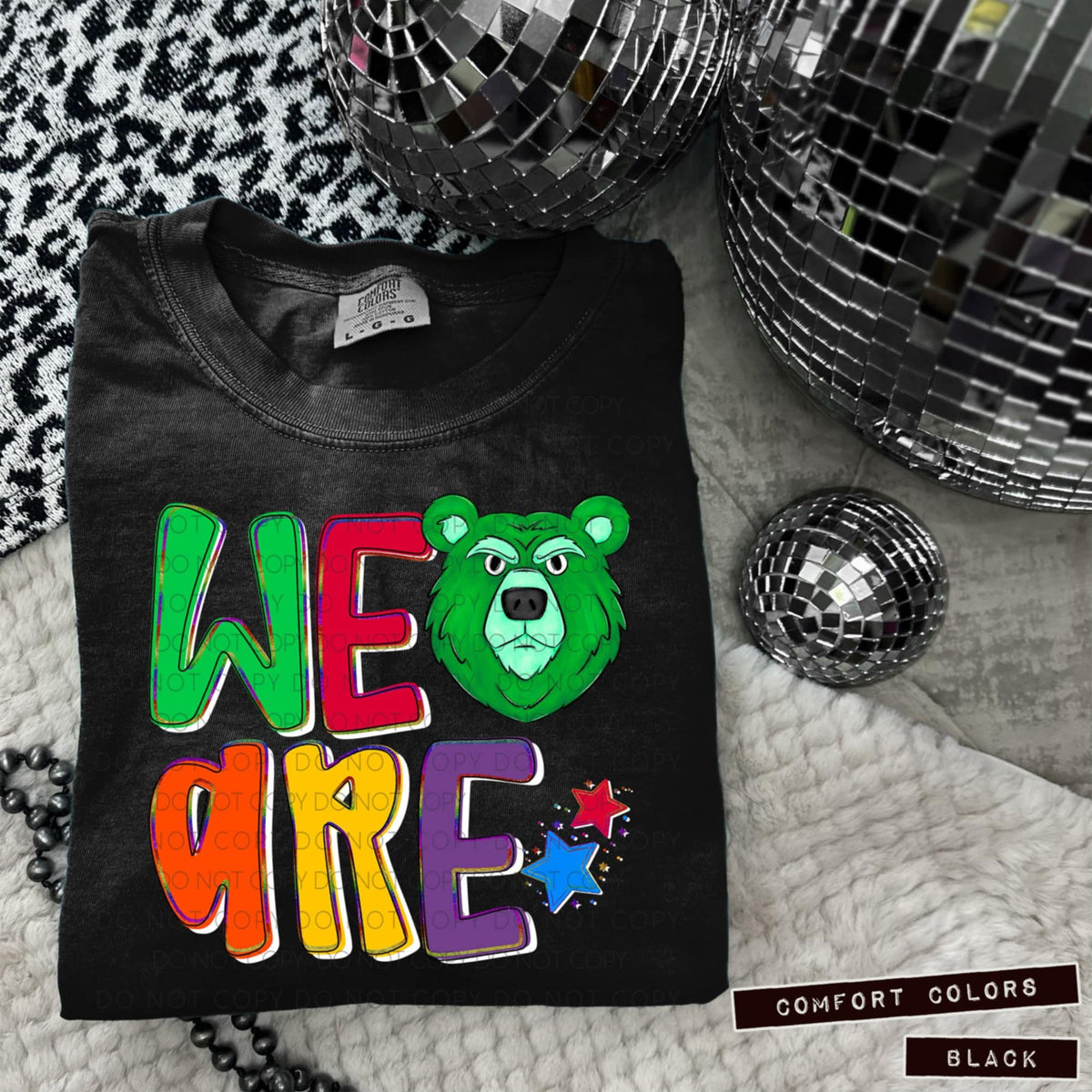 We are bears green (Caplinger) 100857 DTF transfer