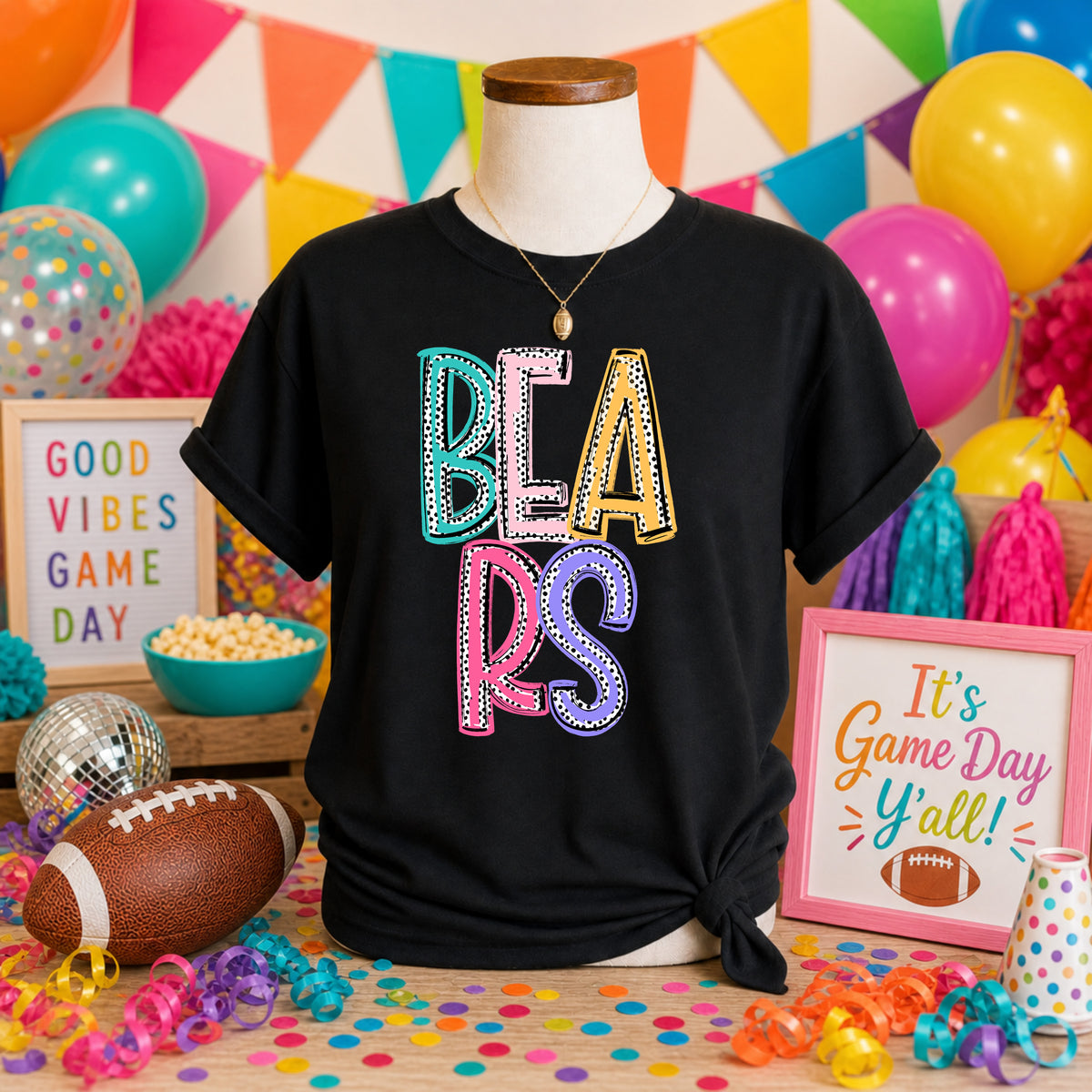 Bears Dixie Dot (S&G) DTF transfer