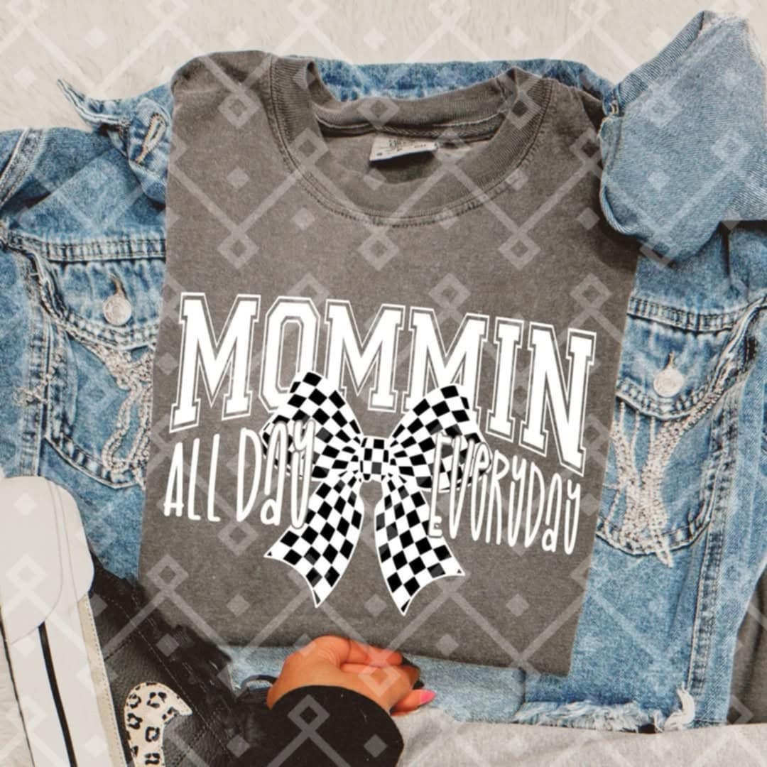 Mommy all day everyday WHITE (Crafti) 103229 DTF transfer