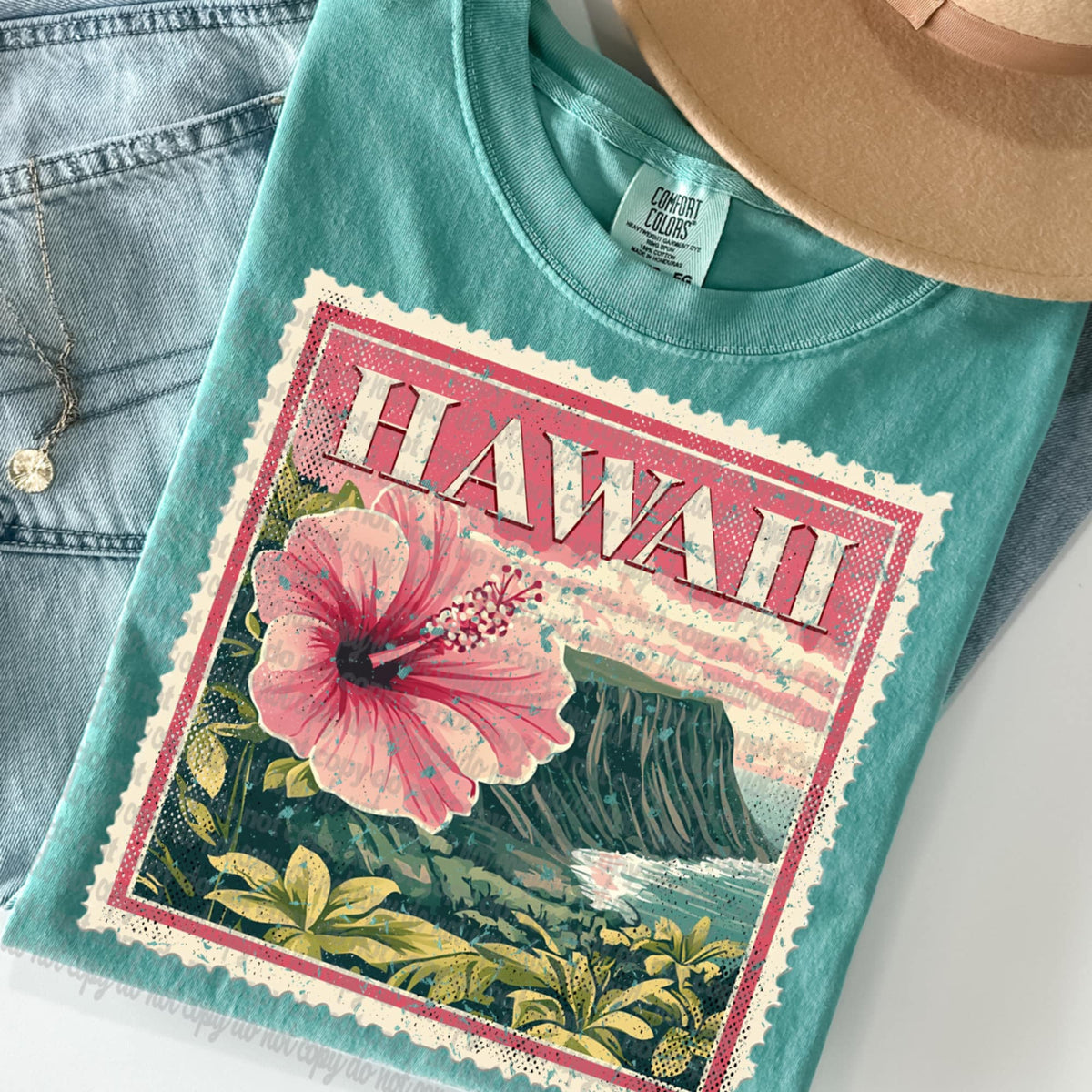Hawaii State Stamp (TTD) 99083 DTF transfer