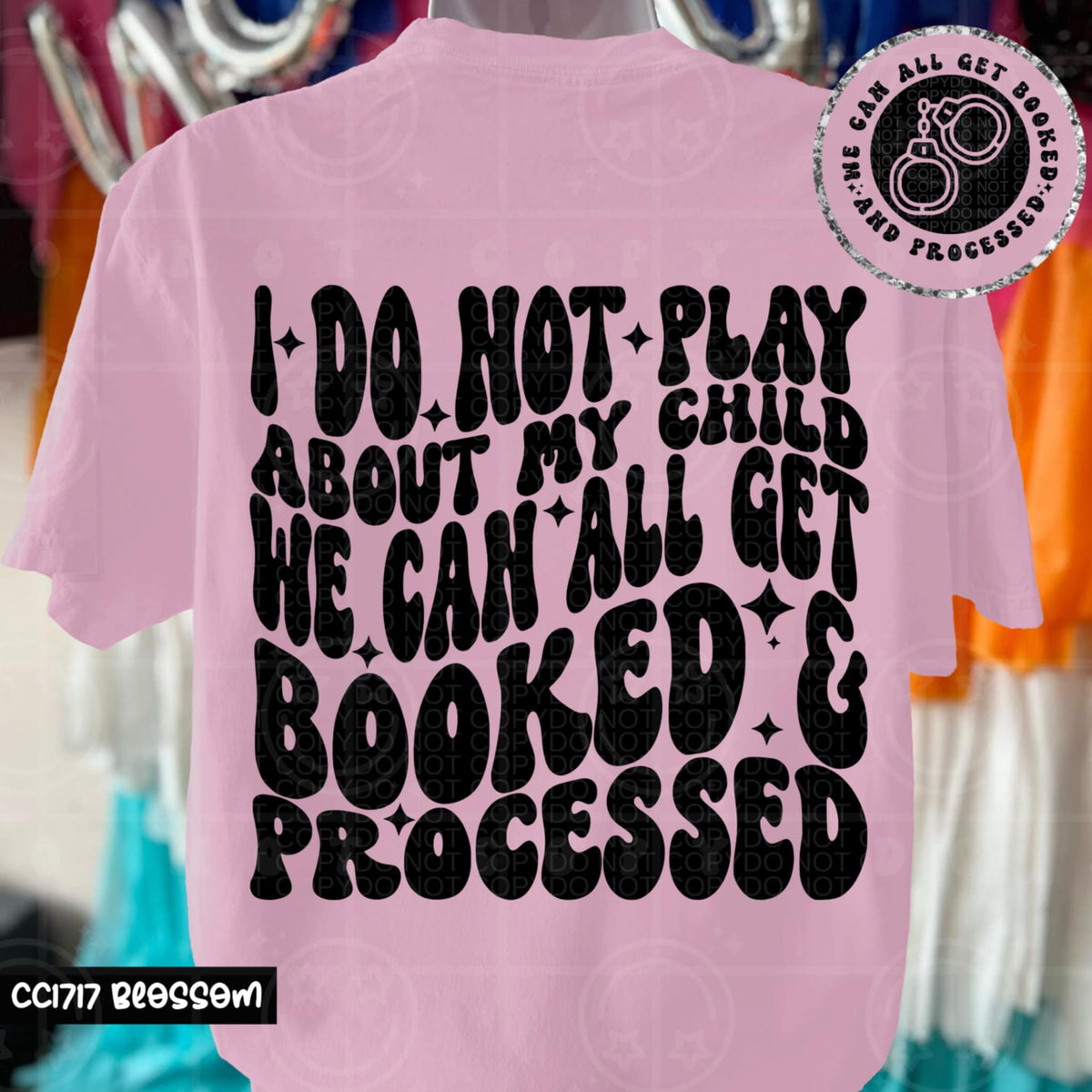 I do not play about my child BACK (HW) 95752 DTF transfer