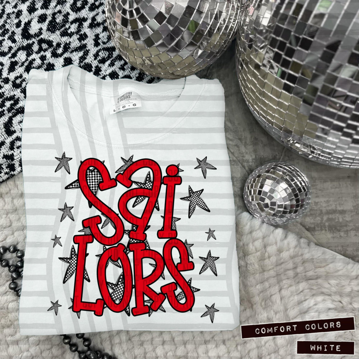 Red Staggered Mascots (Caplinger)