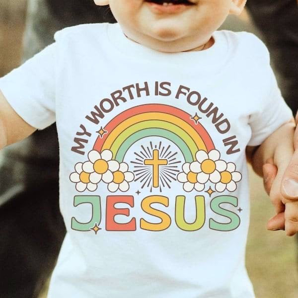 My worth is found in Jesus (KARTA) 62997 DTF transfer