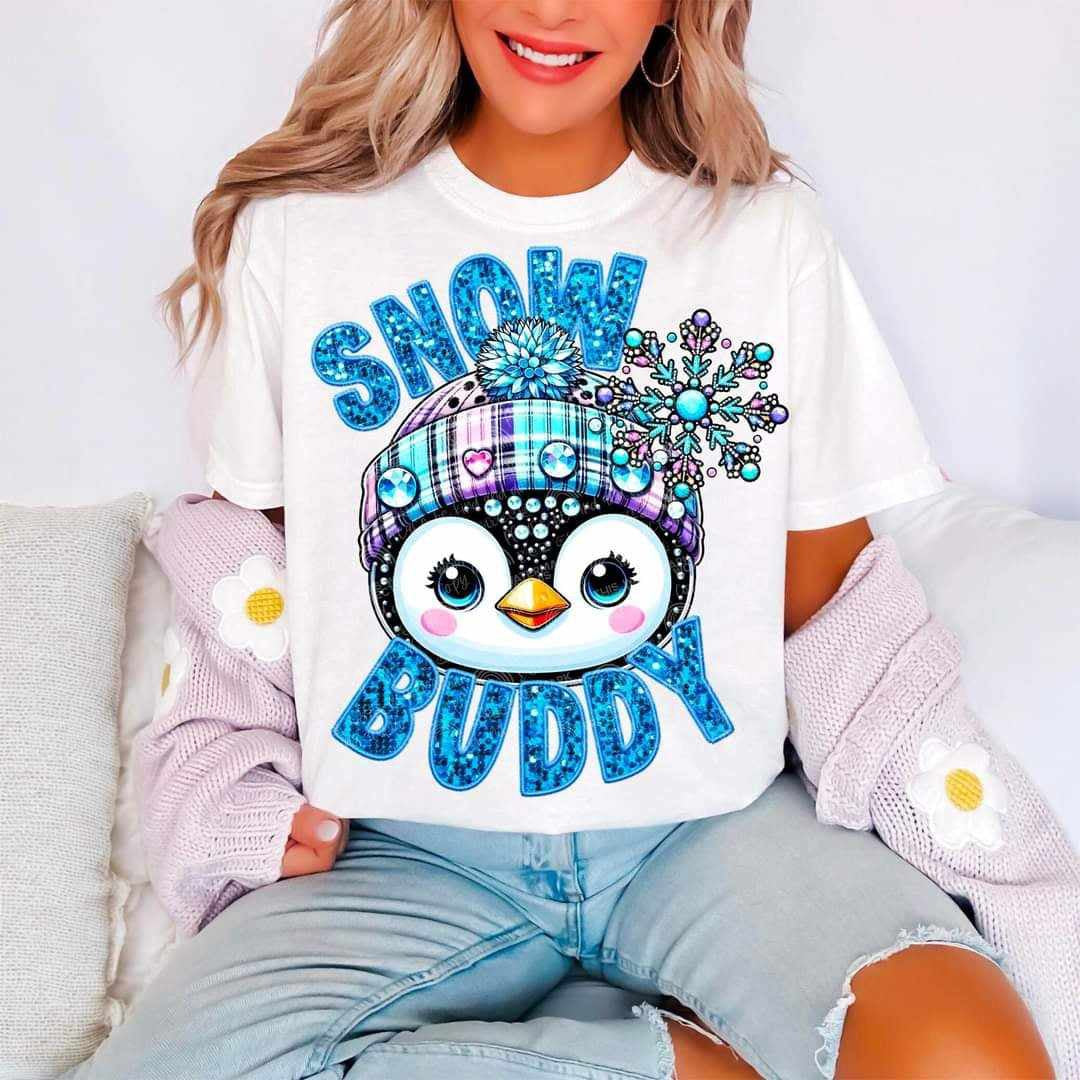 Snow buddy penguin (DDD) 70265 DTF transfer
