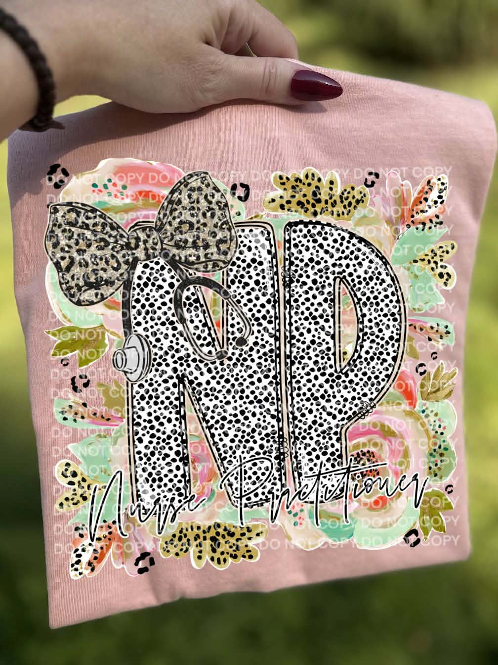 NP (polka dots) (Scg) DTF Transfer