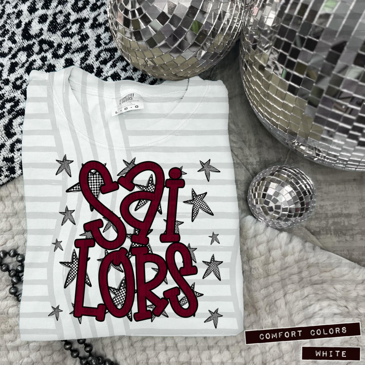 Maroon Staggered Mascots (Caplinger)