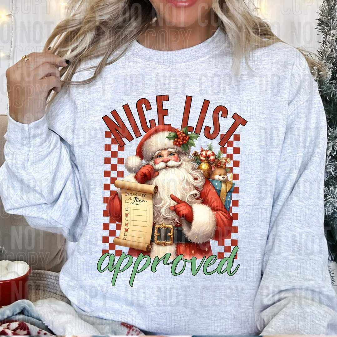 Nice list approved (SBB) 62277 DTF transfer