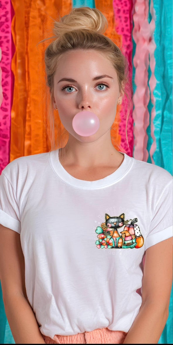 Witch please cat pocket 106285 DTF transfer