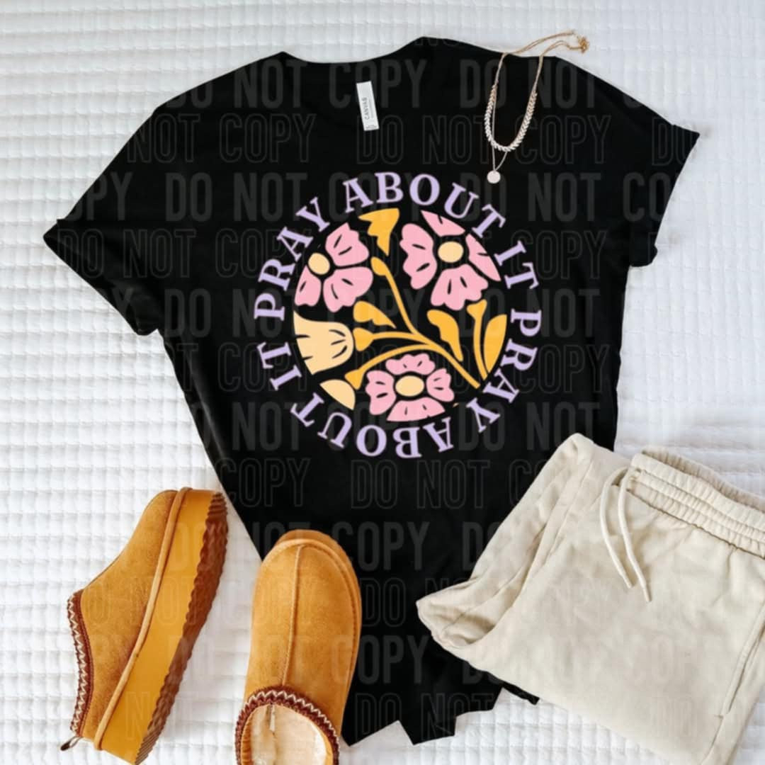 Pray about it circle (SBB) 91105 DTF transfer