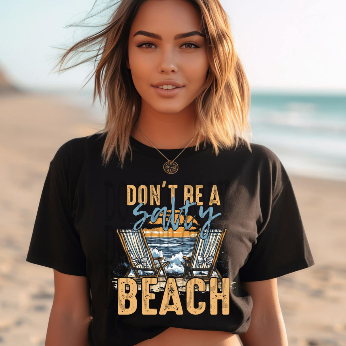 Don’t be a salty beach 98719 DTF transfer